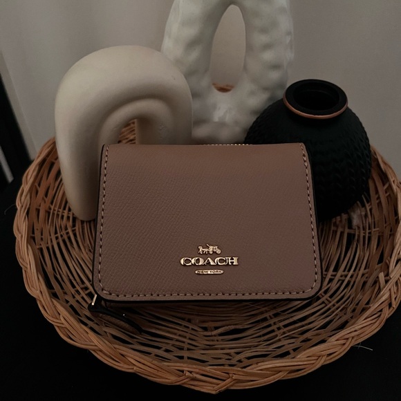 Coach Accessories - Coach Taupe Small Wallet